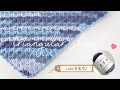 【かぎ針編み】cake毛糸5玉で編む🎨カラフルボーダー柄のミニ三角ショールの編み方♪ / How to Crochet Gradient Shawl