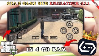 How To Play GTA 5 In Game Hub Emulator | How To Download GTA 5 File? 🤔