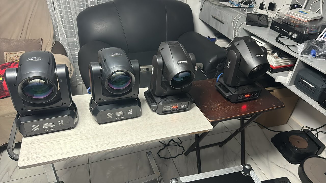 Cabezas Robóticas Beam R3 150W REALES Led + Prisma 18 Caras + Gobos + Rueda de Colores florentino