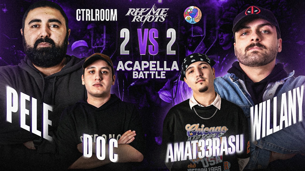 DOC X PELE vs AMAT33RASU X WILLANY | 2 VS 2 Acapella Battle |