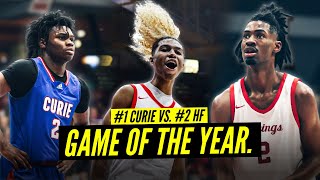 PLAYOFF ENERGY!! #1 Curie vs. #2 Homewood-Flossmoor! | IHSA 4A Super Sectional