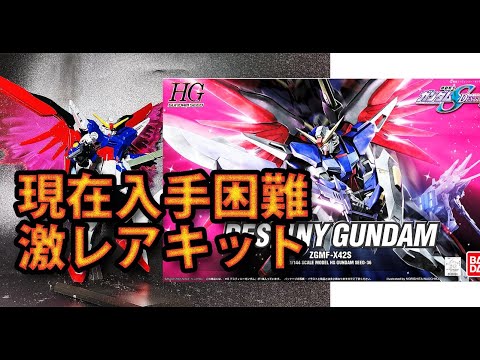 レアキット旧HGディスティニーガンダムをレビュー。造形良し、値段良し