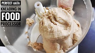 How to knead Atta in food processor | food processor uses | make dough in food processor | usha