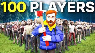 100 игроков симулируют Голодные игры в Project Zomboid