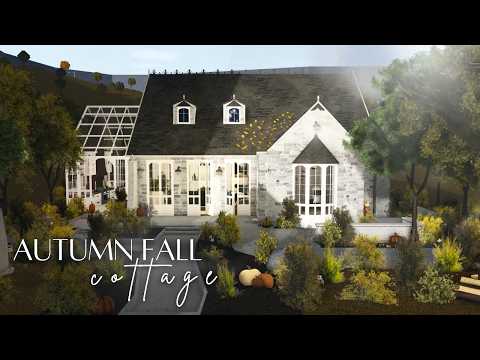 autumn fall cottage 🍁 speedbuild ⋆.˚ part 1 ꒱ | roblox bloxburg house