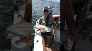 She Caught a Big Fish!  #shorts