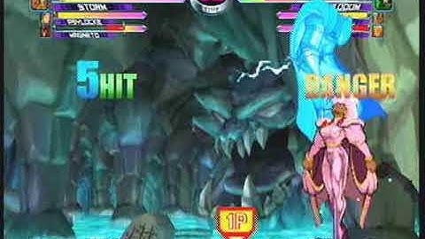 MvC2: Storm Multiple Crossup Rushdown Sequence by Romneto