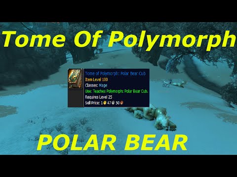 Diskurs På forhånd Problemer WoW: Goldfarming | Tome Of Polymorph: Polar Bear Cub | - YouTube
