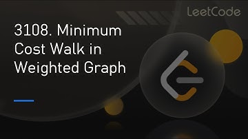 3108. Minimum Cost Walk in Weighted Graph | Solving it UNCUT 🔥 20-03-25