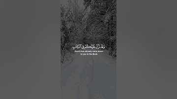 وقد نزل عليكم في الكتاب أن إذا سمعتم آيات الله يكفر بها ويستهزأ بها ..| عبدالله الموسى