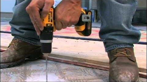 DeWalt 20 Volt Max Lithium Ion Cordless Drills Video