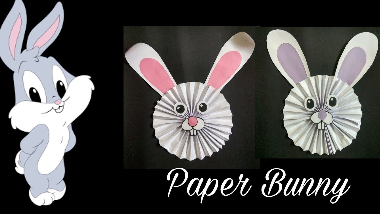 How to make a paper bunny | Easy Easter craft for Kids | preschoolers ...