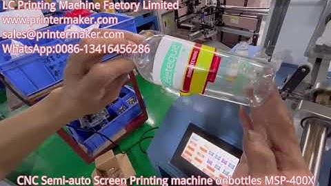 Bottles CNC Semi-auto Screen Printing machine MSP-400X