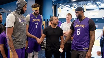 LeBron James and Anthony Davis caught looking
