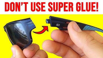 How to fix BROKEN Glasses Frame or Hinge PROPERLY