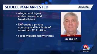 Slidell man accused in multi-million dollar embezzlement scheme