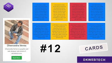Card Card-Deck Card-Group Card-Columns Bootstrap 4 in Hindi #12