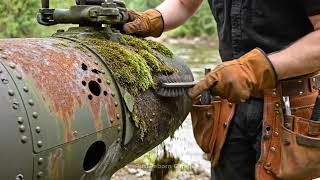 I Found an Abandoned Helicopter in the River… Full Cinematic ASMR Restoration Documentary!