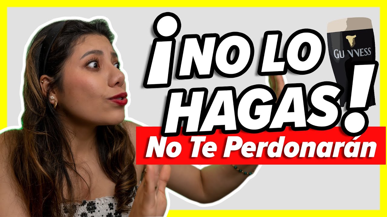 🛑Las [( 7 )] cosas más ODIADAS por los IRLANDESES!❌NO HAGAS esto si vienes a IRLANDA!🇮🇪