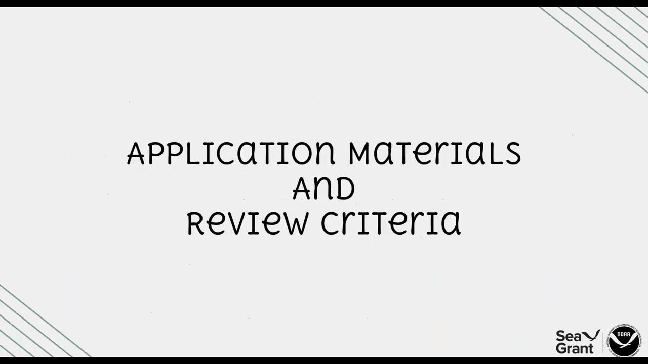 2025 Sea Grant Knauss NOFO Webinar