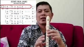Cara Memainkan Recorder Lagu Suwe Ora Jamu