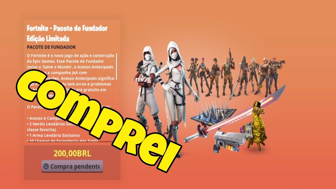 Fortnite | Conta Fortnite (cm Salve o Mundo,pacote