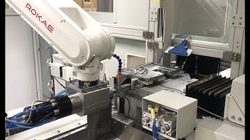 Case Study: Automatic Guide Track Chamfer Grinding with ROKAE 6-Axis Robot #industry #robot
