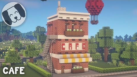 Minecraft: Modern Cafe Tutorial!