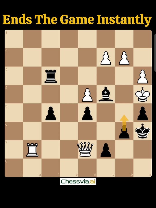 Ends The Game Instantly 😲🤯 #remix #chess #shortsvideo #shorts