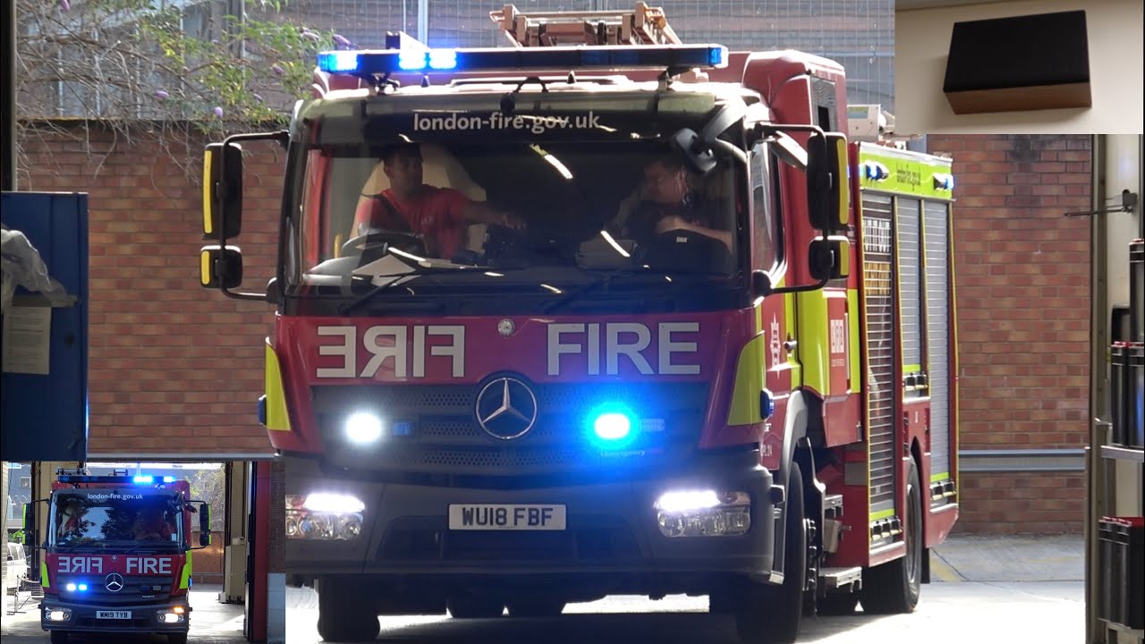 [TANNOY] London Fire Brigade, Hammersmith Pump (G362) and Pump Ladder (G361) turnouts to emergencies