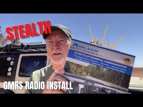 How to “Stealth” Install a Midland GMRS Radio in a Jeep Wrangler JK JKU