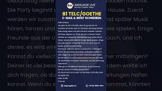 B1 Telc-Goethe E-Mail & Brief schreiben | German Exam writing Part - Video 2 | German in Jaipur