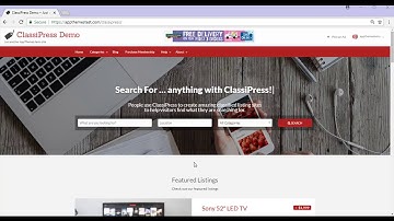 Creating an Ad Listing as a Customer with Classipress