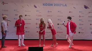170820 K.A.R.D interview and games at KCON LA 2017