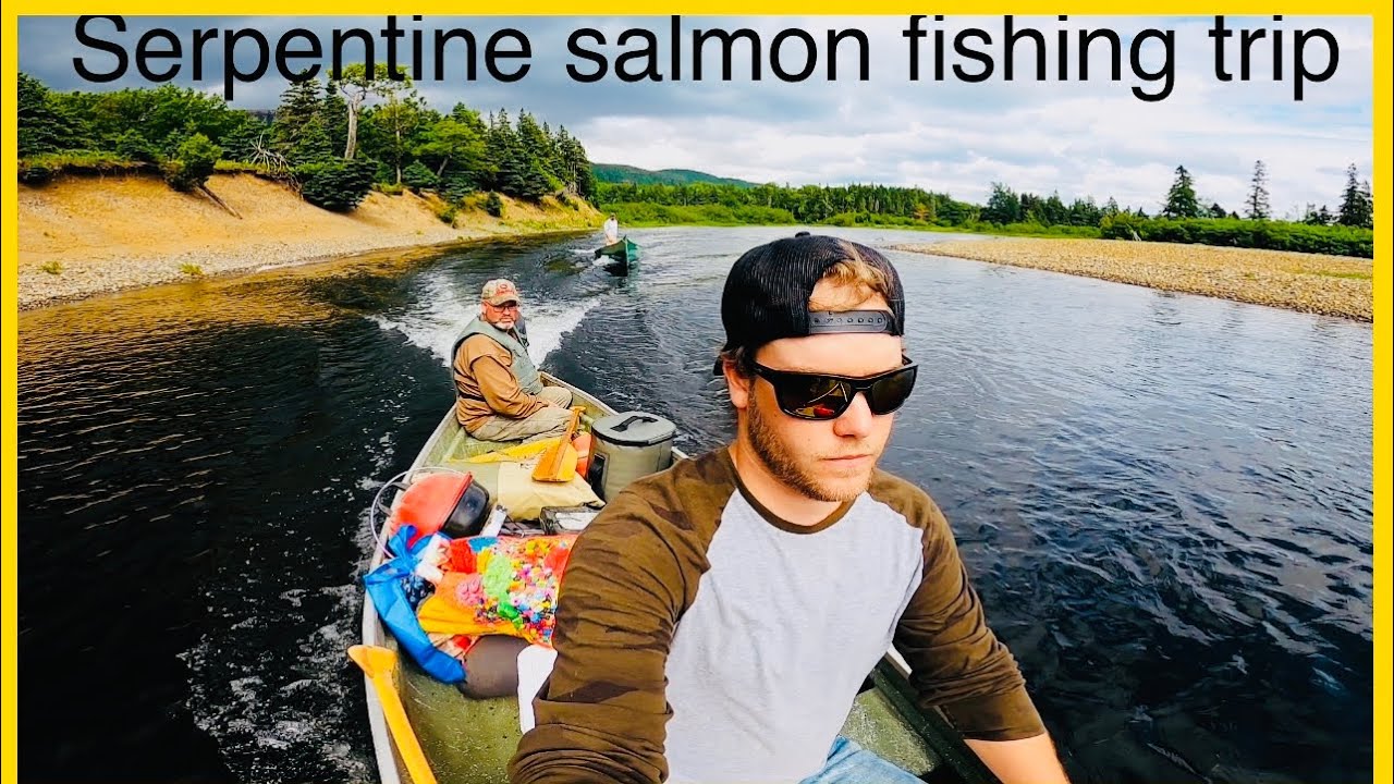 Salmon fishing Newfoundland! (Serpentine river) YouTube