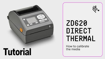 Zebra ZD620 Direct Thermal Printer: How To Calibrate the Media