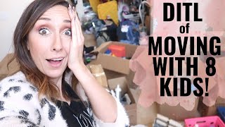 Moving with 8 kids! Day in the life | Unpack and Organize with Jordan Page