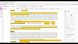FINANCING DECISIONS - EXAMS DEBRIEFS