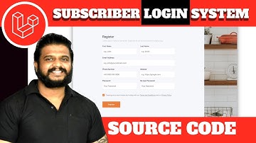Ep33 - Laravel Login System tutorial & source code