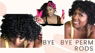 HOW TO |   Do Heatless Curls on Natural Hair Tutorial | Quick & Easy screenshot 3