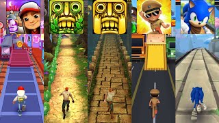 Subway Surfers 🆚 Temple Run 2 🆚 TEMPLE RUN 🆚 Little Singham 🆚 Sonic Boom Dash screenshot 3