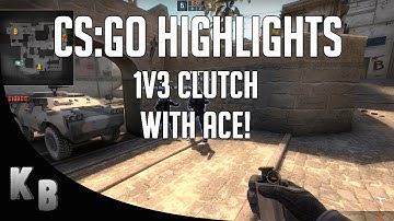 1v3 Clutch with ACE! (CSGO Highlights)