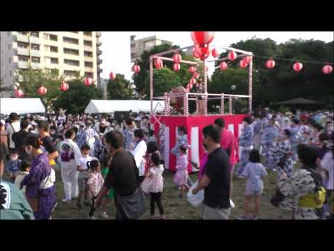 東京みなと音頭　2022年白金台どんぐり児童遊園盆踊り３