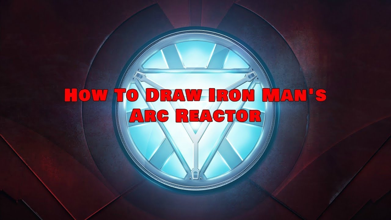 How To Draw Iron Man's Arc Reactor - YouTube