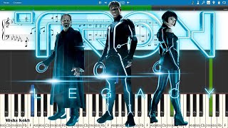 Tron Legacy - Father and Son - Daft Punk [Piano Tutorial | Sheets | MIDI] Synthesia