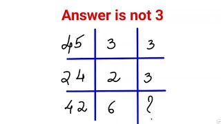 Answer is not 3. 99% failed this IQ test #fastandeasymaths #math #puzzle #aptitude #mathspuzzles