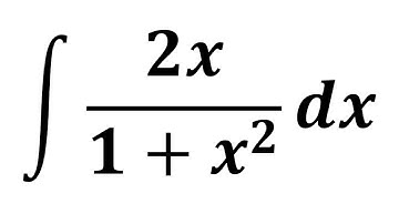Integrate 2x/(1 + x^2)