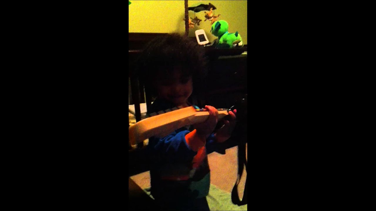 Toddler Playing Guitar YouTube