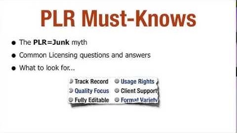 A New Look At PLR Content (Private Label Rights)