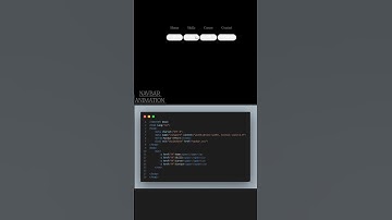 NavBar Animation | CSS #coding #code #programming #cssanimation #navbar #css #html #shorts